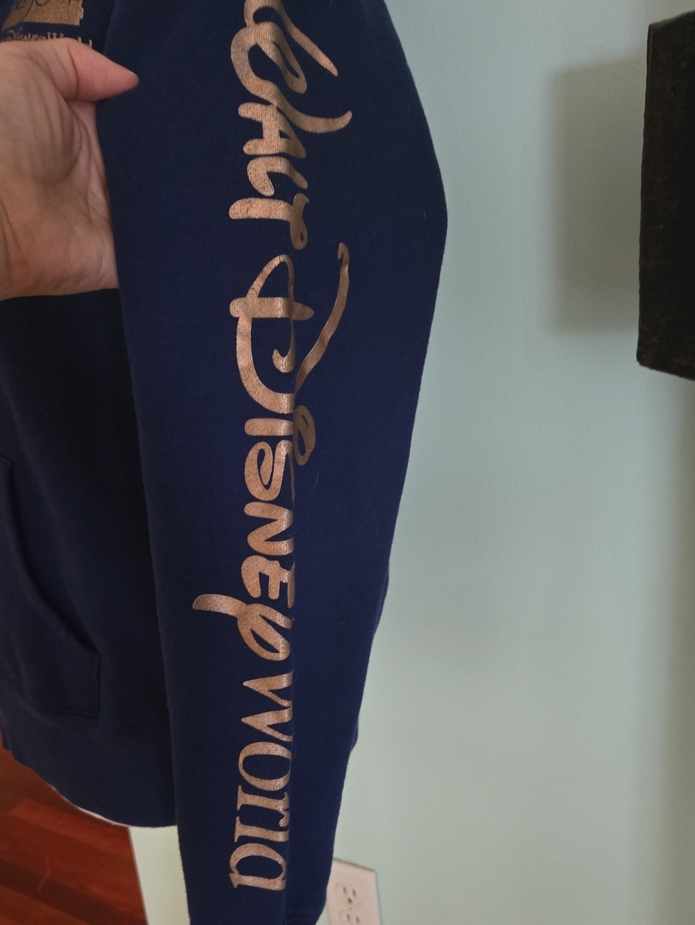 Disney 50 Year Anniversary Navy Blue Hoodie L - Picture 3 of 6